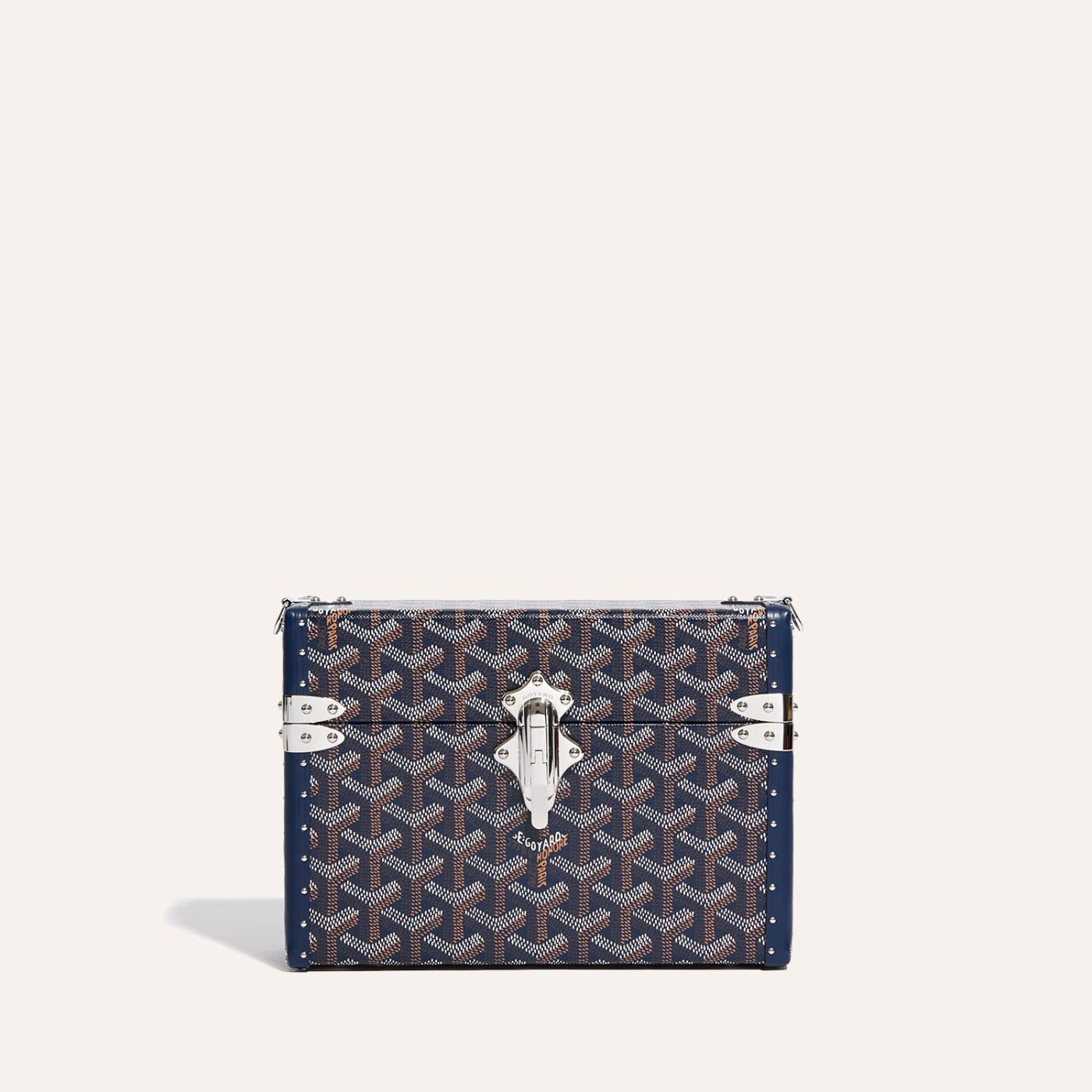 Goyard Cassette Trunk Bag Navy Blue - Image 2
